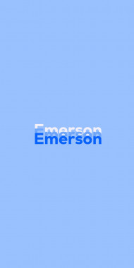 Name DP: Emerson