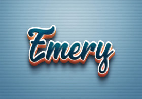 Cursive Name DP: Emery