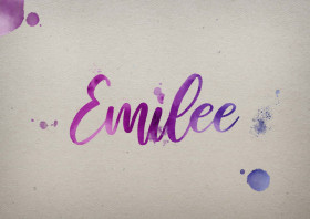 Emilee Watercolor Name DP