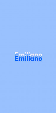 Name DP: Emiliano