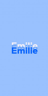 Name DP: Emilie