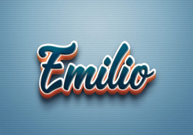 Cursive Name DP: Emilio