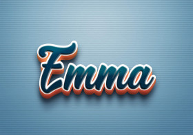 Cursive Name DP: Emma
