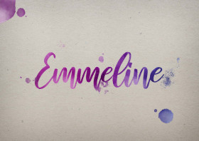 Emmeline Watercolor Name DP