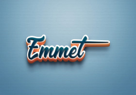 Cursive Name DP: Emmet
