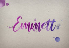 Emmett Watercolor Name DP