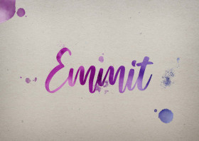 Emmit Watercolor Name DP