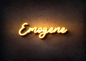 Glow Name Profile Picture for Emogene