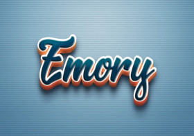 Cursive Name DP: Emory