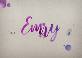 Emry Watercolor Name DP