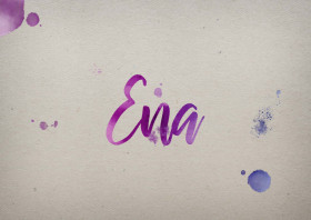 Ena Watercolor Name DP