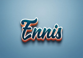 Cursive Name DP: Ennis