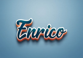 Cursive Name DP: Enrico