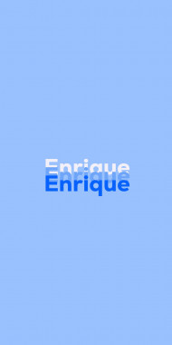 Name DP: Enrique