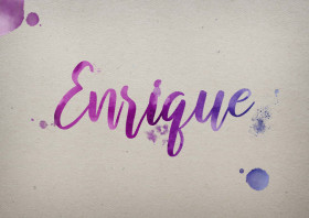 Enrique Watercolor Name DP