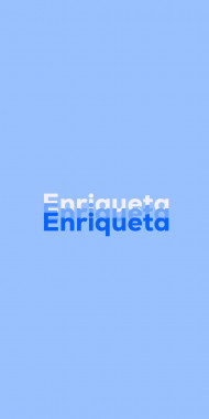 Name DP: Enriqueta