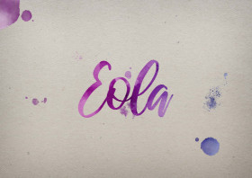 Eola Watercolor Name DP