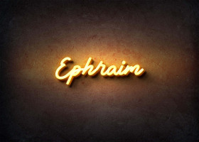 Glow Name Profile Picture for Ephraim