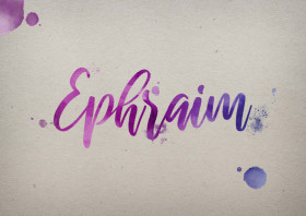 Ephraim Watercolor Name DP