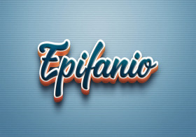 Cursive Name DP: Epifanio