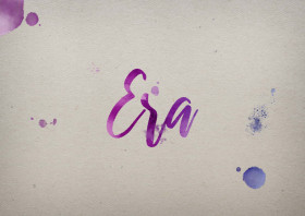 Era Watercolor Name DP