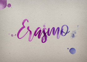 Erasmo Watercolor Name DP