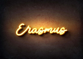 Glow Name Profile Picture for Erasmus