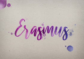 Erasmus Watercolor Name DP