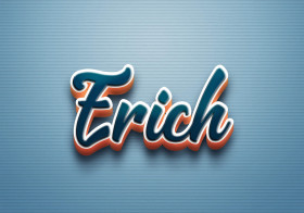 Cursive Name DP: Erich
