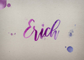 Erich Watercolor Name DP