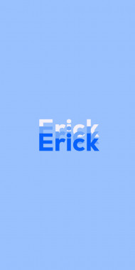 Name DP: Erick
