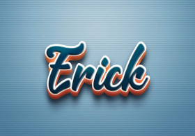 Cursive Name DP: Erick