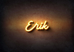 Glow Name Profile Picture for Erik