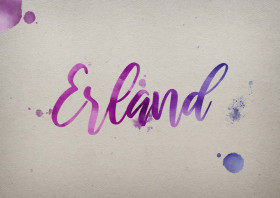 Erland Watercolor Name DP