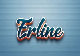 Cursive Name DP: Erline