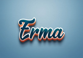 Cursive Name DP: Erma
