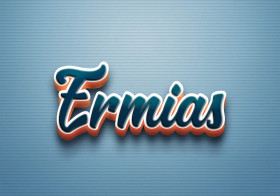 Cursive Name DP: Ermias