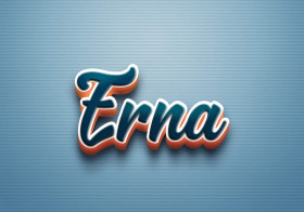 Cursive Name DP: Erna