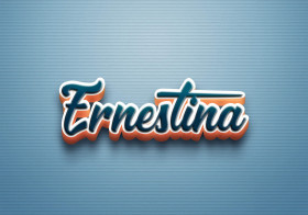 Cursive Name DP: Ernestina