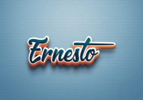 Cursive Name DP: Ernesto