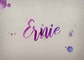 Ernie Watercolor Name DP