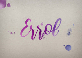 Errol Watercolor Name DP