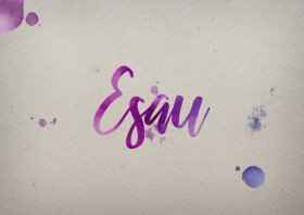 Esau Watercolor Name DP
