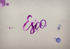 Esco Watercolor Name DP