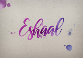Eshaal Watercolor Name DP