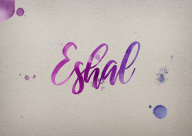 Eshal Watercolor Name DP