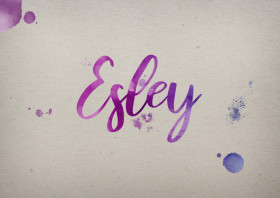 Esley Watercolor Name DP