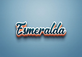 Cursive Name DP: Esmeralda