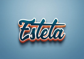Cursive Name DP: Estela