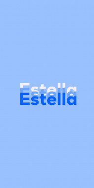 Name DP: Estella